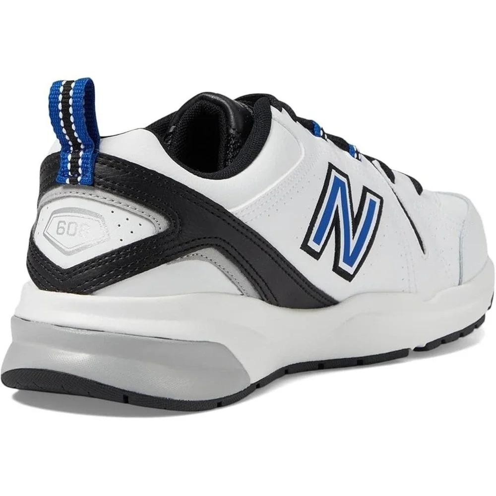 New Balance® (Men's 12 D)‎ MX608v5 Training Sneakers in White/Team Royal